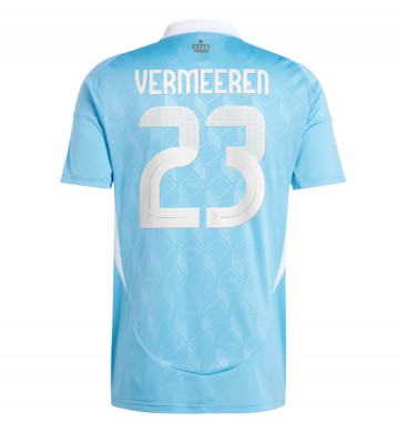 Belgien Arthur Vermeeren #23 Replika Udebanetrøje EM 2024 Kortærmet